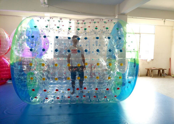 Κίνα Ο γιγαντιαίος 0.8mm κύλινδρος νερού PVC διογκώσιμος για τα παιδιά/οι ενήλικοι ποτίζει τον κύλινδρο σφαιρών περπατήματος προμηθευτής