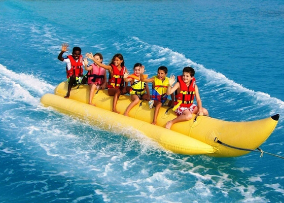 Κίνα Διογκώσιμα ψάρια μυγών βαρκών μπανανών υπόλοιπου κόσμου Singal παιχνιδιών λιμνών διασκέδασης για τα παιχνίδια σερφ προμηθευτής