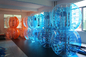 Μπλε διογκώσιμο ανθρώπινο μπαλόνι ποδοσφαίρου φυσαλίδων 1.2mDia διογκώσιμο προμηθευτής