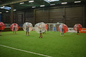 Διογκώσιμο ποδόσφαιρο φυσαλίδων χρώματος παιχνιδιών διασκέδασης με τη θερμοκόλληση 2 ετών εξουσιοδότησης προμηθευτής