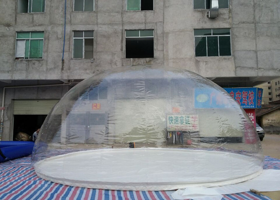 Κίνα Το λογότυπο συνήθειας τύπωσε τη διογκώσιμη διαφανή σκηνή φυσαλίδων 8m Dia για τη διαφήμιση προμηθευτής