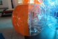 Πορτοκαλιά διογκώσιμη φυσαλίδων σφαίρα CE/UL Loopy ποδοσφαίρου ανθρώπινη εγκεκριμένη προμηθευτής